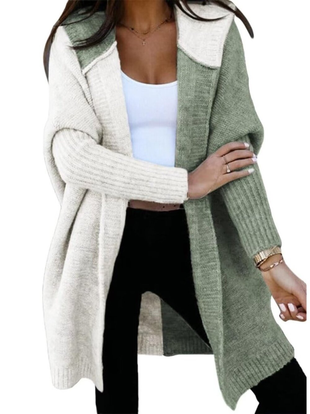 Women 2026 Hooded Knit Cardigan Sweaters Fall Clothes